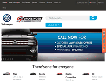 Tablet Screenshot of bloomingtonvw.com